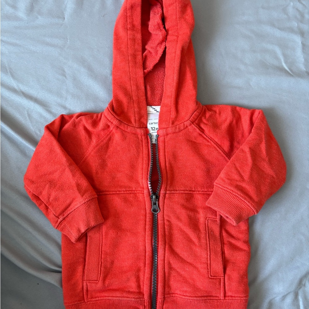 Carter's Vibrant Red Kids Hoodie